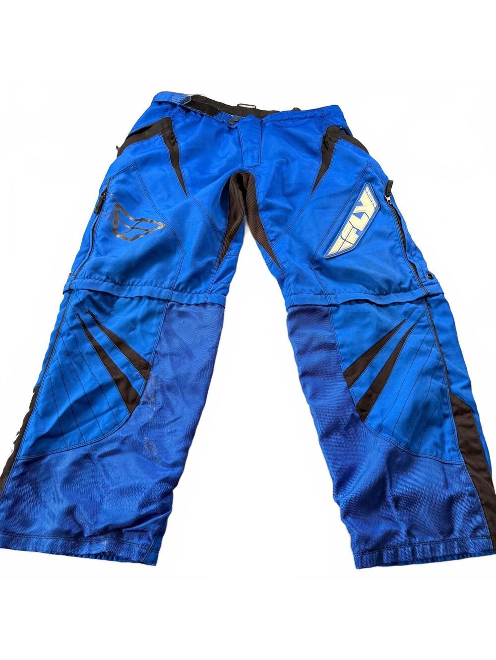 Fly Racing Free Ride Convertible Motocross Dirt Bike Pants Men’s Size 38 - Blue